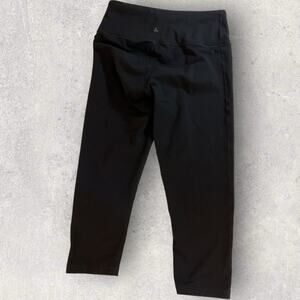 prAna Ashley Leggings Medium Black Ankle Length Yoga Pants Training Activewear